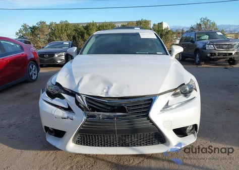 2016 Lexus Is 200T из США, поврежденный, VIN JTHBA1D2XG5009209